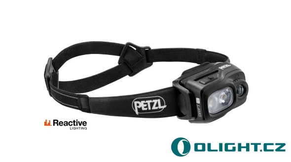 Nabíjecí čelovka Petzl Swift RL 2023 - černá