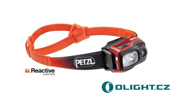 Nabíjecí čelovka Petzl Swift RL 2023 - oranžová