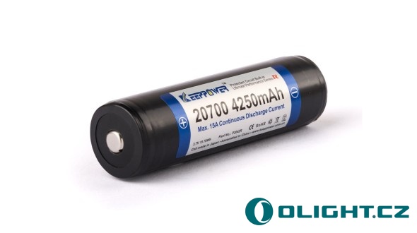 Akumulátor Keeppower 20700 4250mAh (Li-Ion)