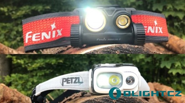 Čelovky Fenix HM65R-T versus Petzl Swift RL