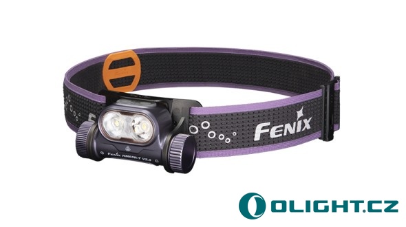 Nabíjecí čelovka Fenix HM65R-T V2.0 - tmavě fialová