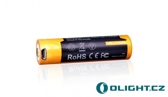 Dobíjecí USB baterie Fenix 18650 2600 mAh (Li-ion)