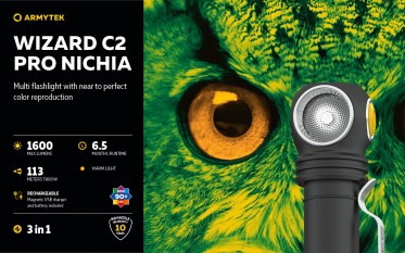 Čelovka Armytek Wizard C2 Pro Nichia Warm (CRI 90+)