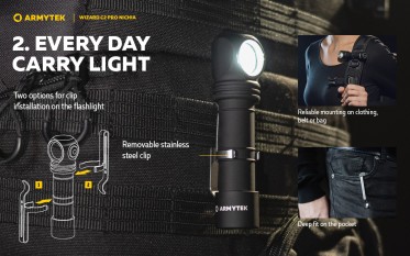 Čelovka Armytek Wizard C2 Pro Nichia Warm (CRI 90+)