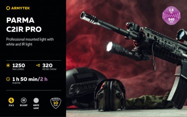 Zbraňová svítilna Armytek Parma C2IR PRO