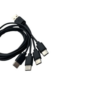 Čtyřnásobný nabíjecí USB-C kabel